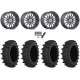 Frontline ACP 40x12-24 Tires on MSA M55 Commander Platinum Machined (24x10) Wheels