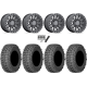 Gladiator X Comp ATR 35x10-15 (10ply) Radial Tires on Fuel Cycle Gloss Gunmetal Wheels