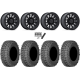 Gladiator X Comp ATR 35x10-15 (10ply) Radial Tires on Fuel Cycle Matte Black Wheels