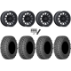 Gladiator X Comp ATR 32x10-15 (10ply) Radial Tires on Fuel Piston Matte Black Wheels