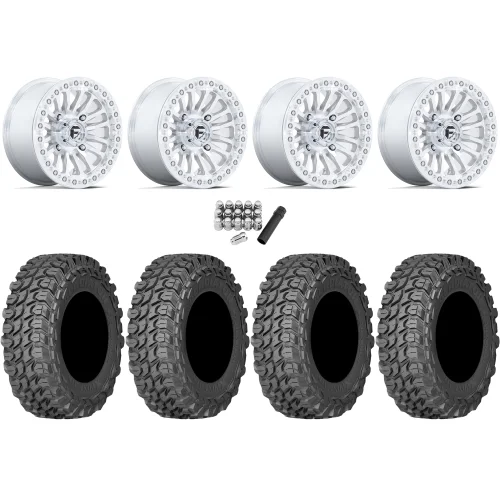 Gladiator X Comp ATR 35x10-15 (10ply) Radial Tires on Fuel Rincon ...