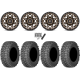 Gladiator X Comp ATR 32x10-15 (10ply) Radial Tires on Fuel Unit Matte Bronze Wheels