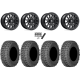 Gladiator X Comp ATR 32x10-15 (10ply) Radial Tires on Fuel Vector Matte Black Wheels