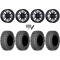 Gladiator X Comp ATR 32x10-15 (10ply) Radial Tires on MSA M51 Thunderlips Matte Black Wheels