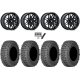 Gladiator X Comp ATR 32x10-15 (10ply) Radial Tires on MSA M52 Radar Gloss Black Wheels