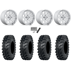 ITP MT911 32x10-15 (8ply) Tires on MSA M54 Spark Polished Wheels