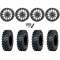 ITP MT911 32x10-15 (8ply) Tires on Frontline 223 Gunmetal Grey Beadlock Wheels