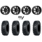 ITP MT911 27x10-14 (8ply) Tires on MSA M33 Clutch Satin Black Wheels