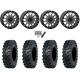 ITP MT911 27x10-14 (8ply) Tires on System 3 Offroad SB-5 Gunmetal Grey Beadlock Wheels