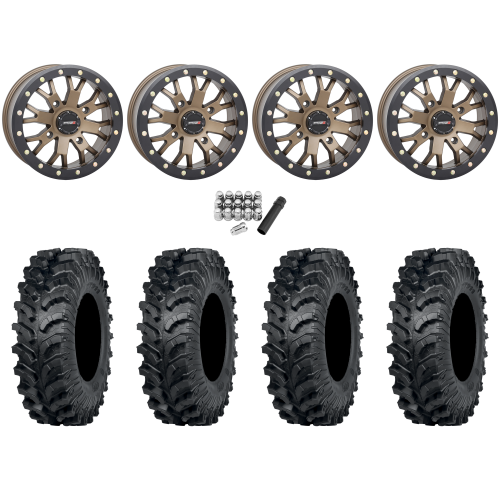 ITP MT911 30x10-15 (8ply) Tires on System 3 ST-3 Bronze Wheels