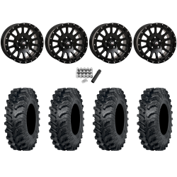 ITP MT911 30x10-15 (8ply) Tires on High Lifter HL25 Gloss Black Wheels