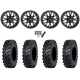 ITP MT911 32x10-15 (8ply) Tires on ITP Hurricane Satin Black Wheels