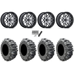 Interco Bogger 27x10-14 Tires on MSA M52 Radar Machined Wheels
