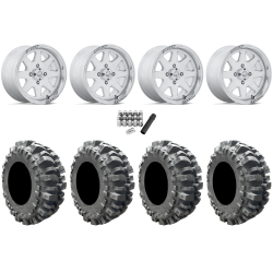 Interco Bogger 27x10-14 Tires on MSA M54 Spark Polished Wheels