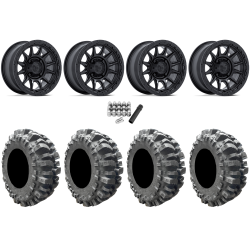 Interco Bogger 30x10-15 Tires on Fuel Piston Matte Black Wheels
