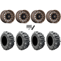 Interco Bogger 31x9.5-15 Tires on MSA M50 Clubber Matte Bronze Wheels