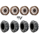 Interco Bogger 35x9.5-20 Tires on MSA M55 Commander Gloss Bronze Milled Wheels