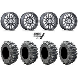 Interco Bogger 33x9.5-20 Tires on MSA M55 Commander Platinum Machined Wheels