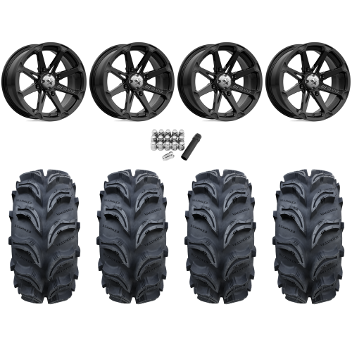 Interco Vampire 2 28x9-14 Tires on MSA M12 Diesel Wheels