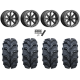 Interco Vampire 2 27x9-14 Tires on MSA M31 Lok2 Satin Black Beadlock Wheels