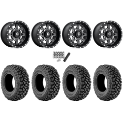 Kenda Klever X/T 33x10-15 Tires on Fuel Maverick Matte Black Milled Wheels