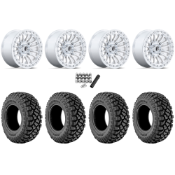 Kenda Klever X/T 35x10-15 (8ply) Radial Tires on Fuel Rincon Machined Beadlock Wheels
