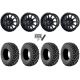 Kenda Klever X/T 32x10-15 Tires on Frontline 762 Gloss Black Wheels