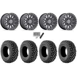 Kenda Klever X/T 32x10-15 Tires on Fuel Cycle Gloss Gunmetal Wheels