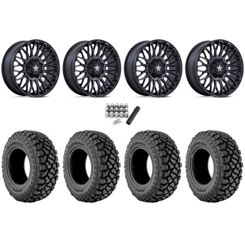 Kenda Klever X/T 32x10-15 Tires on MSA M50 Clubber Matte Black DDT Wheels