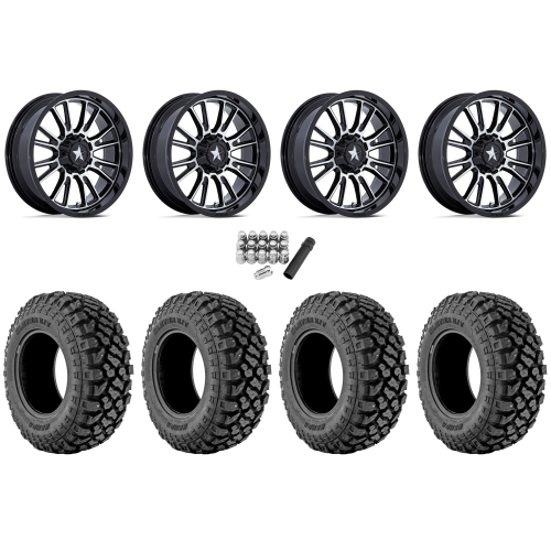 Kenda Klever X/T 32x10-15 Tires on MSA M51 Thunderlips Machined Wheels