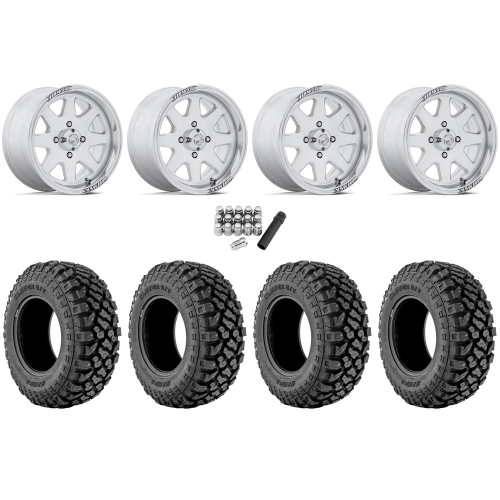 Kenda Klever X/T 32x10-15 Tires on MSA M54 Spark Polished Wheels