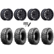 Maxxis Carnivore 28x10-14 Tires on MSA M49 Creed Matte Black Wheels Maxxis Carnivore 28x10-14 Tires on MSA M49 Creed Matte Black Wheels