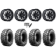 Maxxis Carnivore 28x10-14 Tires on MSA M52 Radar Gloss Black Wheels Maxxis Carnivore 28x10-14 Tires on MSA M52 Radar Gloss Black Wheels