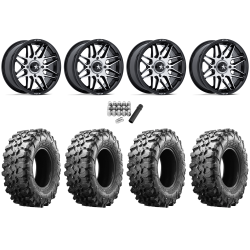 Maxxis Carnivore 28x10-14 Tires on MSA M52 Radar Machined Wheels