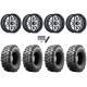 Maxxis Carnivore 28x10-14 Tires on MSA M52 Radar Machined Wheels