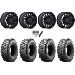 Maxxis Carnivore 31x10-15 Tires on MSA M50 Clubber Gloss Black Wheels