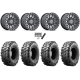 Maxxis Carnivore 33x10-15 Tires on Fuel Cycle Gloss Gunmetal Wheels Maxxis Carnivore 33x10-15 Tires on Fuel Cycle Gloss Gunmetal Wheels