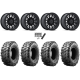 Maxxis Carnivore 32x10-15 Tires on Fuel Cycle Matte Black Wheels Maxxis Carnivore 32x10-15 Tires on Fuel Cycle Matte Black Wheels