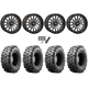 Maxxis Carnivore 33x10-15 Tires on High Lifter HL25 Dark Tint Grey Wheels Maxxis Carnivore 33x10-15 Tires on High Lifter HL25 Dark Tint Grey Wheels