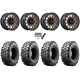 Maxxis Carnivore 33x10-15 Tires on Fuel Piston Matte Bronze Wheels