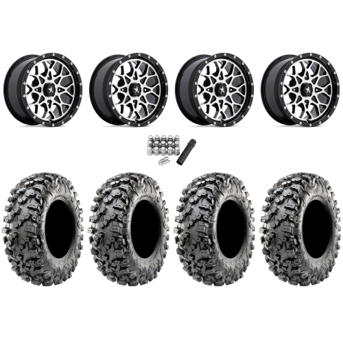 Maxxis Carnivore RT 28x10-14 (8ply) Radial Tires on MSA M45 Portal Machined Wheels