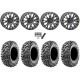 Maxxis Carnivore RT 28x10-14 (8ply) Radial Tires on System 3 Offroad ST-3 Matte Black Wheels