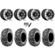 Maxxis Carnivore RT 30x10-15 (8ply) Radial Tires on Fuel Hardline Gloss Black Milled Beadlock Wheels