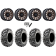 Maxxis Carnivore RT 32x10-15 (8ply) Radial Tires on Fuel Cycle Matte Bronze Wheels