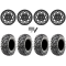 Maxxis Carnivore RT 32x10-15 (8ply) Radial Tires on Fuel Unit Matte Gunmetal Wheels