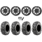 Maxxis Carnivore RT 32x10-15 (8ply) Radial Tires on ITP Hurricane Satin Black Wheels