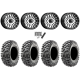 Maxxis Carnivore RT 32x10-15 (8ply) Radial Tires on MSA M38 Brute Machined Wheels