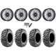 Maxxis Carnivore RT 32x10-15 (8ply) Radial Tires on MSA M50 Clubber Machined Wheels