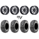 Maxxis Carnivore RT 32x10-15 (8ply) Radial Tires on MSA M51 Thunderlips Machined Wheels