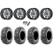 Maxxis Carnivore RT 32x10-15 (8ply) Radial Tires on MSA M52 Radar Machined Wheels